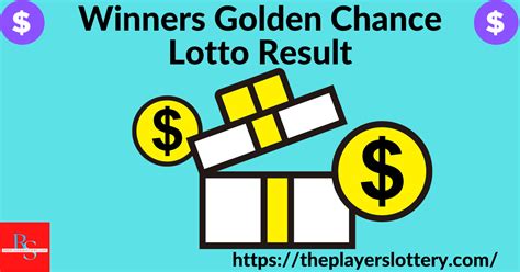 Golden Chance Lotto Results .
